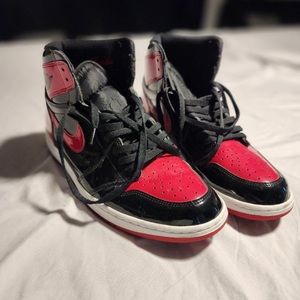 Patent leather Jordan 1’s